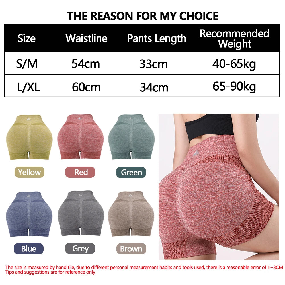 New Women Shorts Sports Shorts For Women New Cycling Jogging Fitness High Waist Push Up Gym Shorts Leggings Women Yoga Clothing