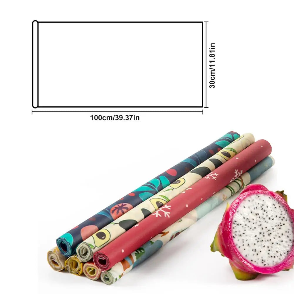 Eco-Friendly Beeswax Kitchen Wraps – Reusable Mixed Patterns