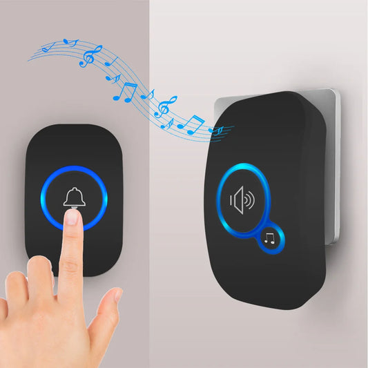 Fuers Wireless Smart Doorbell with LED Light & 32 Songs