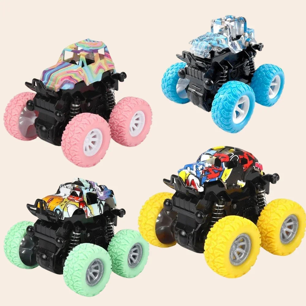 Off-Road Car Toys Inertial Four-Wheel Drive Stunt Vehicles