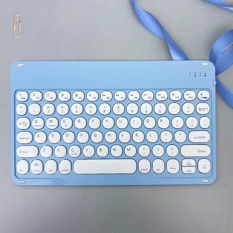 Ultra Thin Wireless Keyboard Mouse for iPad Pro Xiaomi Samsung