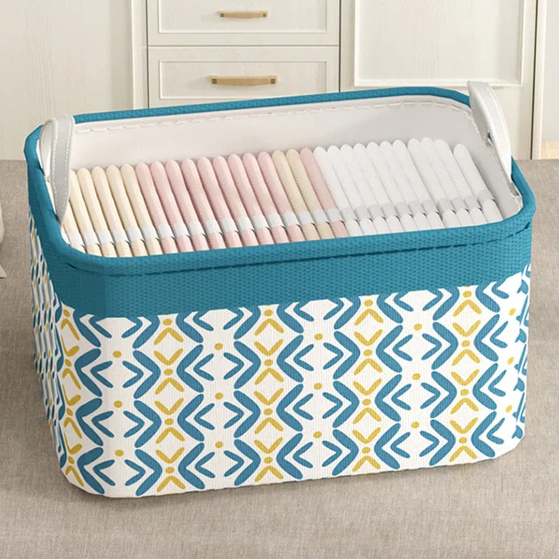 Large Capacity Clothing Storage Basket - Portable & Foldable