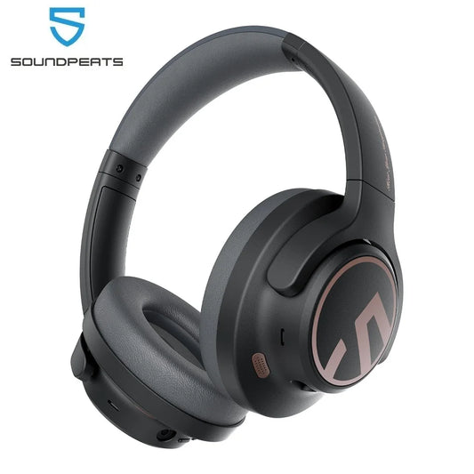 SoundPEATS Bluetooth 5.3 Headphone with ANC and 123H Playtime