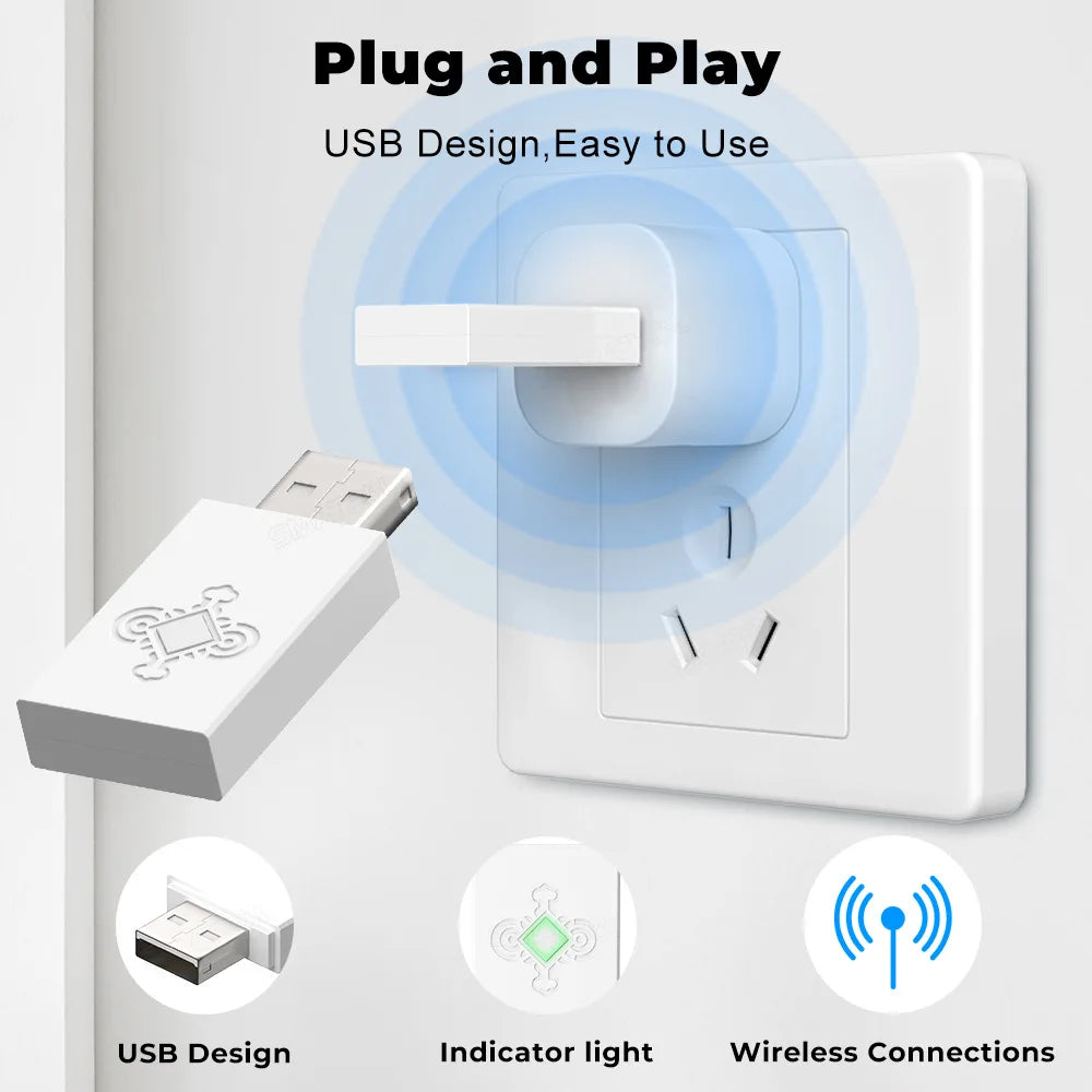 Tuya ZigBee Signal Amplifier USB Extender for Smart Home Devices