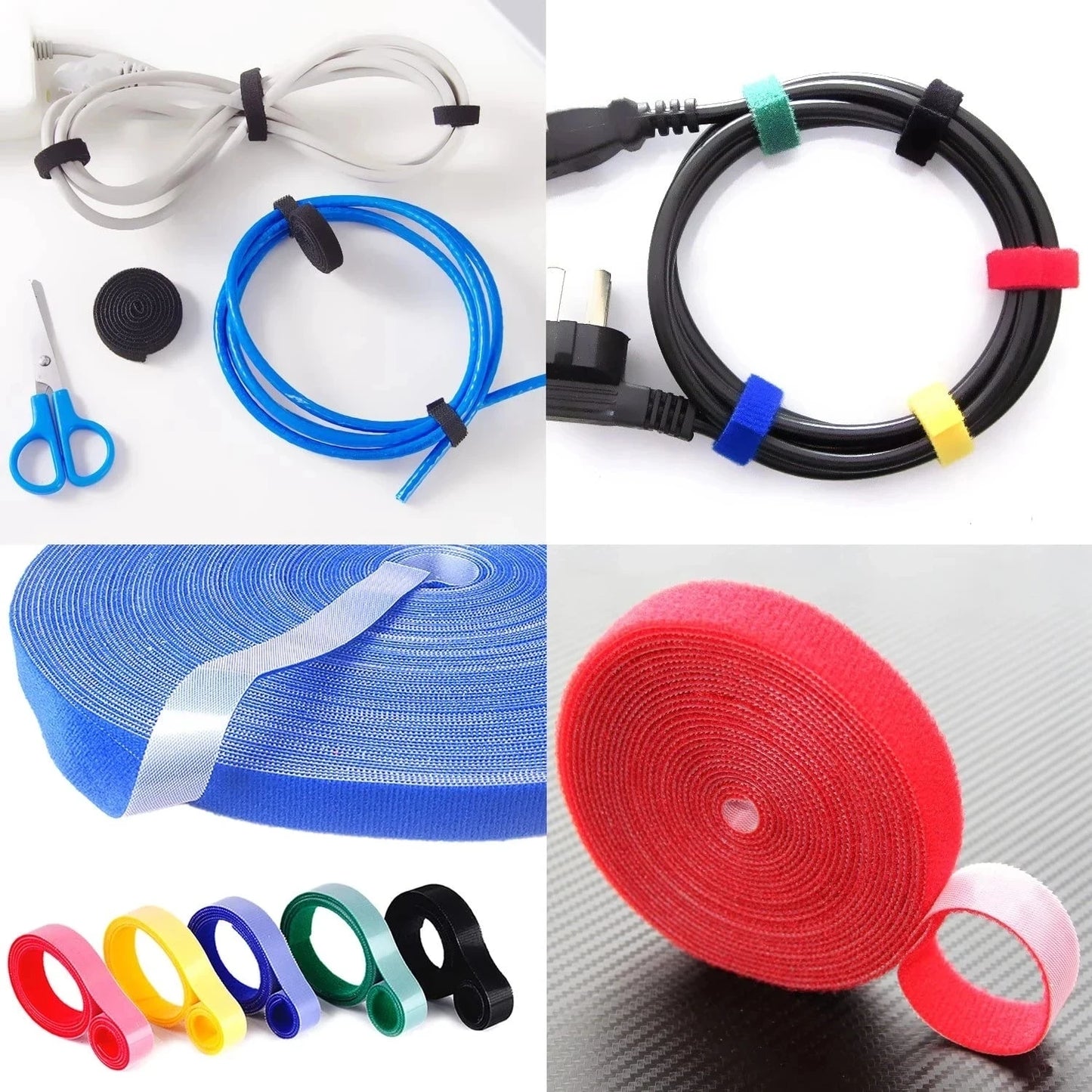 Wire Winder Tape 1/5M Cable Organizer for Earphones & More