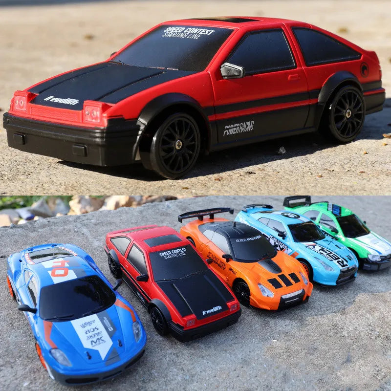 2.4G 4WD RC Drift Car AE86 GTR - High-Speed Toys for Kids