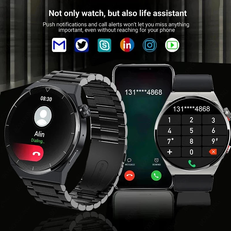 Huawei Xiaomi GT3 Pro SmartWatch AMOLED HD Screen Waterproof 2024