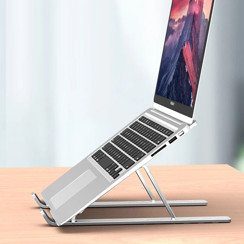 Portable Aluminum Alloy Laptop Stand Heat Dissipation Foldable