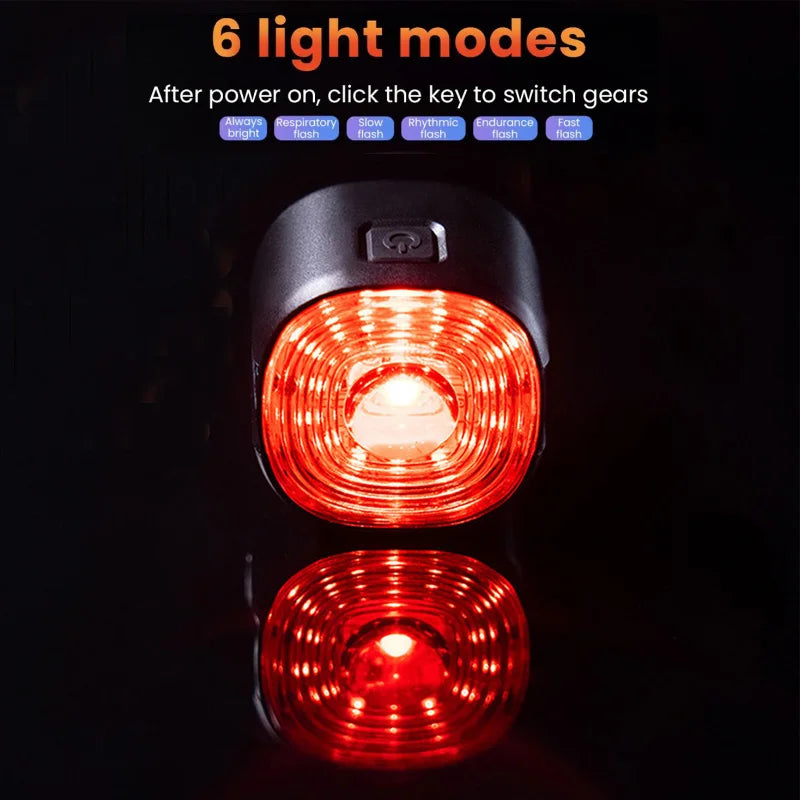 Bicycle Front Rear Light Set USB Charge MTB LED Waterproof