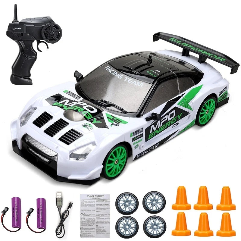 2.4G 4WD RC Drift Car AE86 GTR - High-Speed Toys for Kids