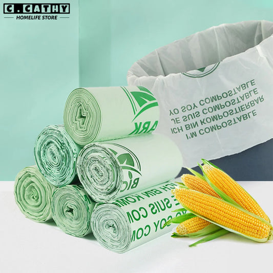 Biodegradable Garbage Bags 50/100pcs Compostable Pet & Kitchen