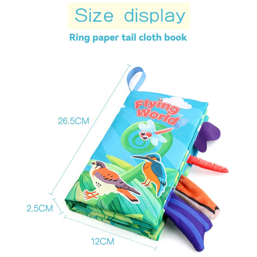 Baby Early Learning Cloth Book Puzzle Sound Toys