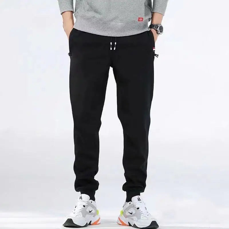 Winter Lambswool Casual Pants Men’s Jogging Fleece Trousers