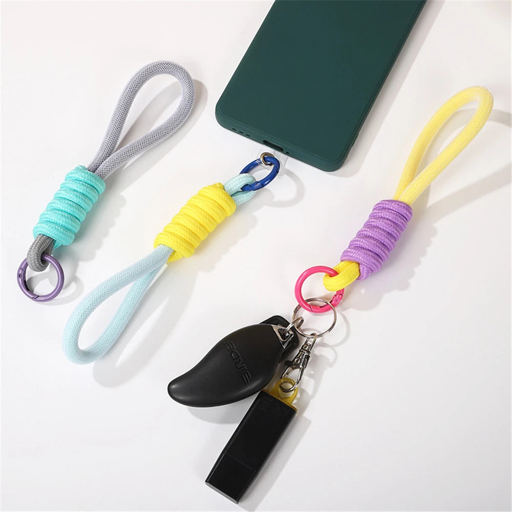 Stylish Braided Key Chains for Phone Case and Car Keys